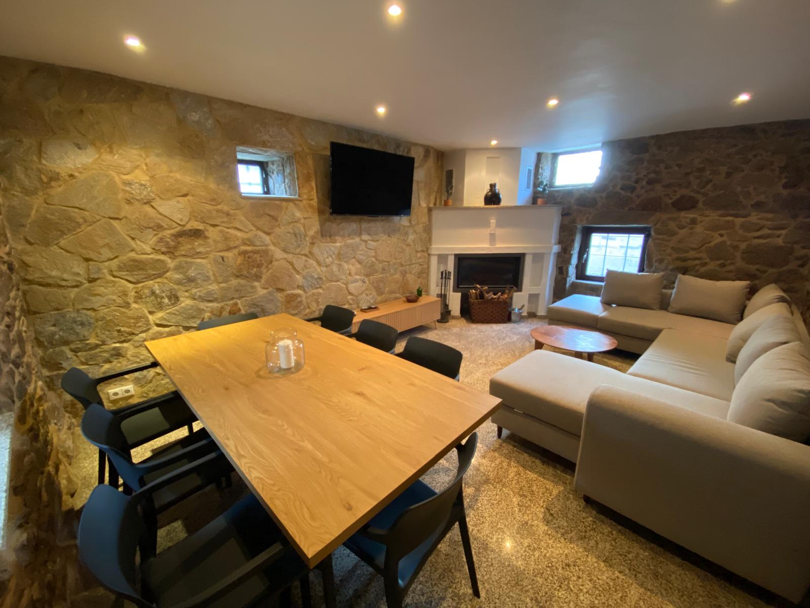 Salón comedor Casa vacacional Casa Bamiak